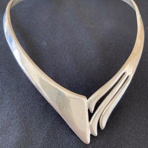 sterling silver collar